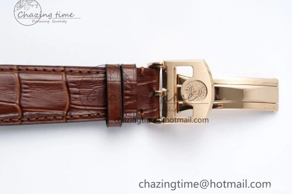 MIROTIME 0420 WellDesigned Portugieser Perpetual Calendar RG 5033 APSF 1:1 Best Edition White Dial on Brown Leather Strap A52610 Clone 7042